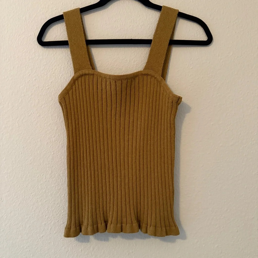 Madewell Tilney Ribbed Sweater Tank